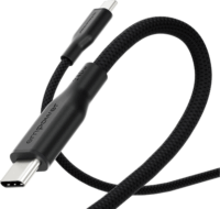 PanzerGlass Empower 240 W USB‑C Apa - USB‑C Apa 2.0 Adat És Töltőkábel 1,2m - Fekete