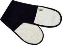 Le Creuset Dupla 4 rétegű Textil Sütőkesztyű 89x20 cm - Fekete