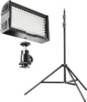 Walimex pro Video Set Up 128 LED Stúdió Lámpa Szett 5000K-3100K / 8.5 Watt