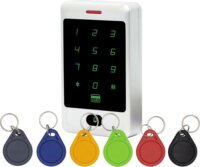 CONTROL KIT-CON-A3 Beléptető érintőgombos kültéri ujjlenyomatolvasós RFID kódzár + 6db kulcstartó