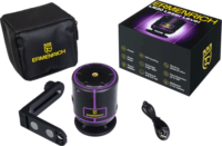 Ermenrich LN20 Akkus Hordozható önbeálló lézeres szintező max 30m - Fekete / Lila