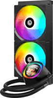 ID-Cooling FX240 LCD A-RGB Univerzális CPU vízhűtés - Fekete