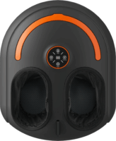 EcoLogic FE-5307 Légpárnás lábmasszírozó készülék hőterápiával - Fekete