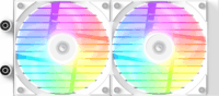 ID-Cooling FX240 LCD WHITE A-RGB Univerzális CPU Vízhűtő - Fehér