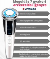 Vivamax D818 Hot&Cool Arckezelő Készülék EMS Technológiával 8.5 Watt- Ezüst/Fekete