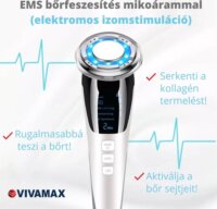 Vivamax D818 Hot&Cool Arckezelő Készülék EMS Technológiával 8.5 Watt- Ezüst/Fekete