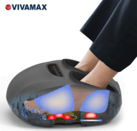 Vivamax FE-5318 Lábmasszírozó készülék hőterápiával - Fekete