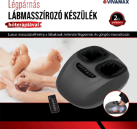 Vivamax FE-5318 Lábmasszírozó készülék hőterápiával - Fekete