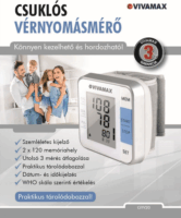Vivamax W02 Csuklós Digitális Vérnyomásmérő - Fehér