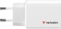 Verbatim 32353 Essentials 2xUSB-C / 1xUSB-A Hálózati gyorstöltő 65W - Fehér