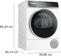 Bosch WQB246CNBY Hőszivattyús Szárítógép 9kg 194kWh - Fehér