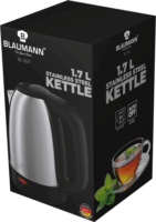 Blaumann BL-9011 Vízforraló 1.7L 1800 Watt - Fekete / Ezüst