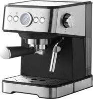TOO CM-1350-B Eszpresszó kávéfőző tejhabosítóval 1350 Watt - Fekete / Inox