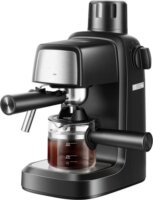 TOO CM-800-B Eszpresszó kávéfőző tejhabosítóval 800 Watt - Fekete / Inox