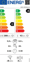 Candy BWR 485SBL6G-S Mosó-szárítógép 8kg 288kWh - Antracit