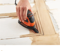 Black & Decker BEW230BCA-QS Elektromos Deltacsiszoló készlet 55W (95 x 133 mm)