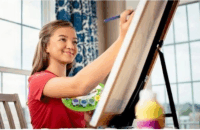 Crayola Paletta lemosható festékkel és ecsettel- Vegyes színek (12 db/csomag)