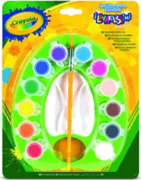 Crayola Paletta lemosható festékkel és ecsettel- Vegyes színek (12 db/csomag)