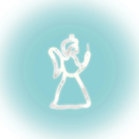 Home by Somogyi KID 413 LED Angyal ablakdísz karácsonyi dekoráció 19cm