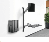 Equip 650170 17"-32" TV/ Monitor fali tartó konzol - Fekete