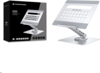 Conceptronic DONN27G Állítható / Dönthető 17" Laptop Asztali Állvány és Dokkoló - EZüst