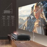 Hisense PX3-PRO Cinema Smart 4K 3000 Lumen Projektor - Szürke
