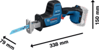 Bosch GSA 18V-24 Akkumulátoros orrfűrész (Akku és töltő nélkül)