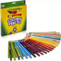 Crayola színes ceruza készlet - Vegyes színek (50 db / csomag)