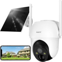 Arenti GO2T+SP2 4mm 3MP Napelemes kültéri Okos Dome kamera - Fehér