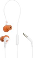 JBL Endurance Run 3 Vezetékes Mikrofonos Sport Fülhallgató Headset - Fehér/Narancssárga