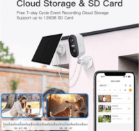 Arenti GO1+SP2 2.4mm 3MP kültéri Okos kompakt fali kamera - Fehér