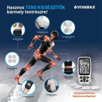 Vivamax R-C4D TENS + EMS Izomstimuláló Készülék - Fehér