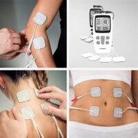 Vivamax R-C4D TENS + EMS Izomstimuláló Készülék - Fehér