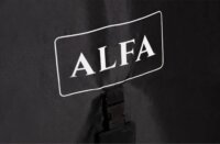 Alfa Forni ACTEL-TOPSBAS Vízálló védőhuzat Nano Moderna 1 Pizza + Base Kerti pizzasütőhöz - Fekete