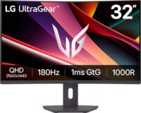 LG 32" 32G600A-B.AEUQ QHD VA 16:9 Ívelt Gaming Monitor - Fekete