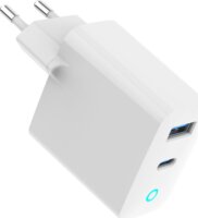 Gembird USB-A / USB-C Hálózati Gyorstöltő Adapter 30W - Fehér