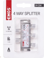 Emos EM2344 F csatlakozós 4-utas Antenna elosztó