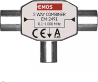Emos J0197 EU 2491/D193 Ferrites 2-utas Antenna elosztó