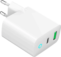 Gembird USB-A / USB-C Hálózati Töltő Adapter 20W - Fehér