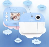 LAMAX InstaKid2 Play Hőpapíros Gyerek Fényképezőgép 48MP / FullHD - Kék