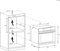 Candy F ACDI Z600 L Beépíthető Elektromos Sütő - Fekete