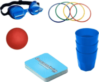 Zing Toys A Fejjel lefelé kihívás játék a szabadban családi Társasjáték