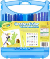 Crayola SuperTips 65 darabos kimosható filctoll és papír készlet