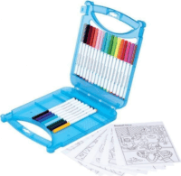 Crayola SuperTips 65 darabos kimosható filctoll és papír készlet