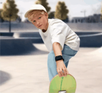 GARETT Kids VIBE 4G GPS Nyomkövetős Gyerek Okosóra - Fekete