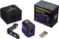 Ermenrich LT10 Elemes Keresztlézeres szintező max 15m - Lila