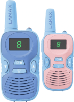 LAMAX TalkieKid Gyerek Walkie-Talkie 2km Hatótávval - Kék / Rózsaszín