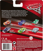 Mattel DXV29 Verdák Rusteze Villám Mcqueen kisautó 1:55 - Piros