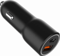 Gembird USB-A / USB-C Autós Gyorstöltő Adapter 38W - Fekete