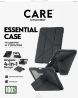 PanzerGlass Care iPad Air 11 Flip Tablet tok - Fekete